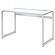 Hartford Glass Top Writing Desk Chrome by Coaster