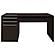 Halston 3-drawer Connect-it Office Desk Cappuccino by Coaster