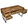 Analiese 4-drawer Writing Desk Antique Nutmeg by Coaster