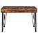 Olvera 1-drawer Writing Desk Antique Nutmeg and Dark Bronze by Coaster