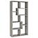 Theo 10-shelf Bookcase Grey Driftwood by Coaster