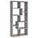 Theo 10-shelf Bookcase Grey Driftwood by Coaster