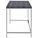 Kravitz Rectangular Writing Desk Weathered Grey and Chrome by Coaster