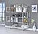 Elmer 5-shelf Bookcase Chrome and Clear by Coaster