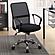 Gerta Office Chair with Mesh Backrest Black and Chrome by Coaster