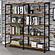 Analiese 4-shelf Open Bookcase Antique Nutmeg by Coaster