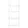 Amaturo 4-shelf Ladder Bookcase Clear by Coaster
