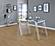 Amaturo 4-shelf Ladder Bookcase Clear by Coaster