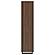 Maddox 71-inch 3-Shelf Cabinet Bookcase Walnut by Coaster