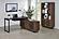Maddox 71-inch 3-Shelf Cabinet Bookcase Walnut by Coaster