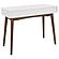 Bradenton 1-drawer Writing Desk White and Walnut by Coaster