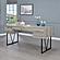 Analiese 4-drawer Writing Desk Grey Driftwood by Coaster