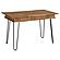 Sheeran Writing Desk w/4 Hidden Storages Rustic Amber by Coaster