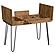 Sheeran Writing Desk w/4 Hidden Storages Rustic Amber by Coaster