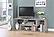 Velma Convertible Bookcase and TV Console Grey Driftwood by Coaster