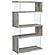 Emelle 63-inch 4-Shelf Glass Panel Bookshelf Grey Driftwood by Coaster