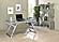 Emelle 63-inch 4-Shelf Glass Panel Bookshelf Grey Driftwood by Coaster