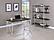 Grimma Writing Desk Rustic Grey Herringbone by Coaster