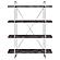 Grimma 4-shelf Bookcase Rustic Grey Herringbone by Coaster