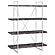 Grimma 4-shelf Bookcase Rustic Grey Herringbone by Coaster