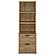 Westpark 3-Shelf Bookcase USB and Lockable Drawer Mango by Coaster