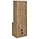 Westpark 3-Shelf Bookcase USB and Lockable Drawer Mango by Coaster