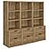 Westpark 3-piece Wall Unit Bookcase Set w/USB Mango by Coaster