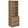 Westpark 3-Shelf Bookcase USB and Lockable Drawer Mango by Coaster