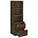 Westpark 3-Shelf Bookcase USB and Lockable Drawer Dark Pine by Coaster