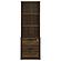 Westpark 3-Shelf Bookcase USB and Lockable Drawer Dark Pine by Coaster