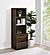 Westpark 3-Shelf Bookcase USB and Lockable Drawer Dark Pine by Coaster