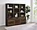 Westpark 3-Shelf Bookcase USB and Lockable Drawer Dark Pine by Coaster