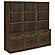 Westpark 3-piece Wall Unit Bookcase Set w/USB Dark Pine by Coaster