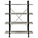 Delray 4-tier Open Shelving Bookcase Grey Driftwood and Black by Coaster