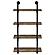 Elmcrest 24-inch Wall Shelf Black and Rustic Oak by Coaster