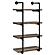 Elmcrest 24-inch Wall Shelf Black and Rustic Oak by Coaster