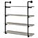 Elmcrest 40-inch Wall Shelf Black and Grey Driftwood by Coaster