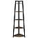 Jacksonville 5-tier Corner Bookcase Aged Walnut by Coaster