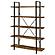 Cole 5-Shelf Bookcase Antique Nutmeg and Black by Coaster