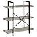 Cole 3-Shelf Bookcase Grey Driftwood and Gunmetal by Coaster