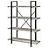 Cole 4-Shelf Bookcase Grey Driftwood and Gunmetal by Coaster