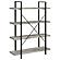 Cole 4-Shelf Bookcase Grey Driftwood and Gunmetal by Coaster