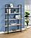 Cole 5-Shelf Bookcase Grey Driftwood and Gunmetal by Coaster