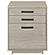 Loomis 3-drawer Square File Cabinet Whitewashed Grey by Coaster