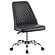 Althea Upholstered Tufted Back Office Chair Grey and Chrome by Coaster