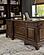 Hartshill Executive Desk w/File Cabinets Burnished Oak by Coaster