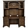 Hartshill Credenza w/Hutch Burnished Oak by Coaster