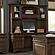 Hartshill Credenza w/Hutch Burnished Oak by Coaster