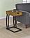 Troy Accent Table with Power Outlet Antique Nutmeg by Coaster