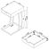 Troy Accent Table with Power Outlet Antique Nutmeg by Coaster